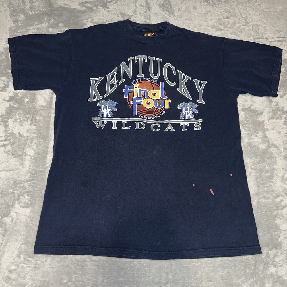 Vintage Kentucky Wildcats NCAA Basketball 1997 Final Four Shirt XL 90s USA